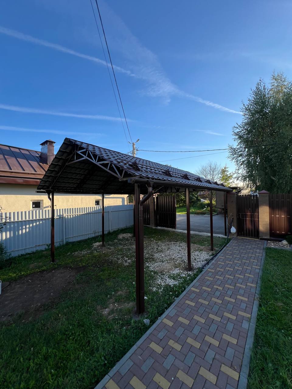 Металлические автонавесы